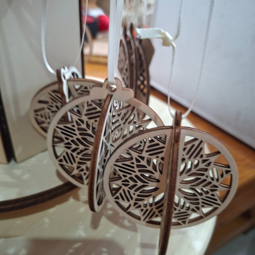 Anhänger 3D, gesteckt