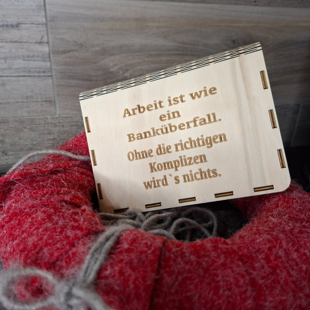 Geschenkbox Holz mit Gravur