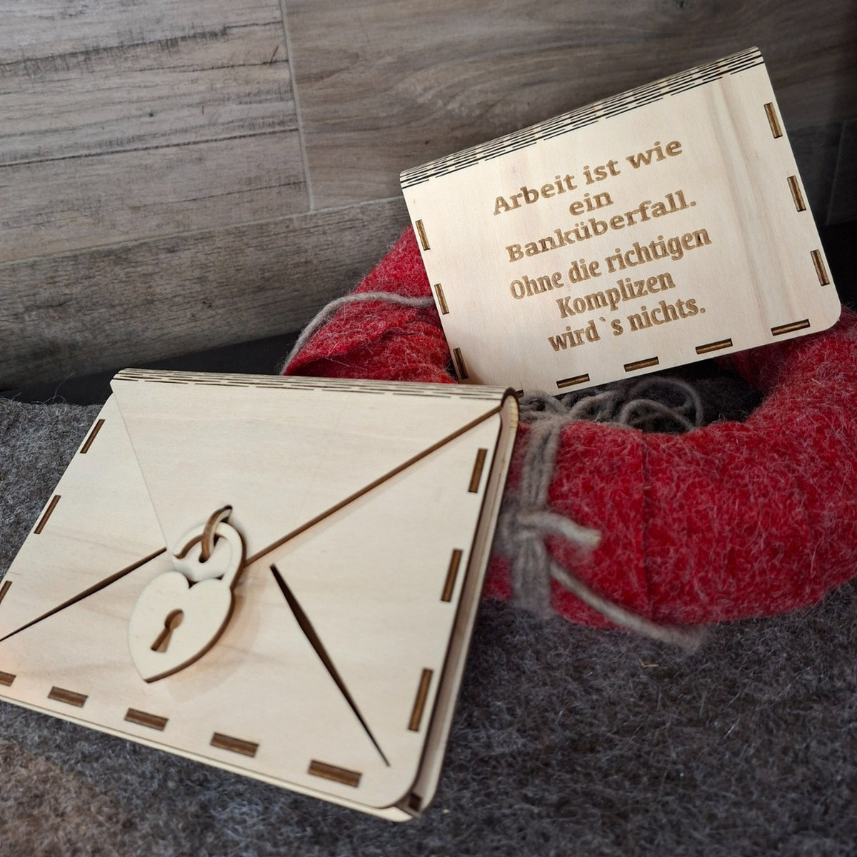 Geschenkbox Holz mit Gravur