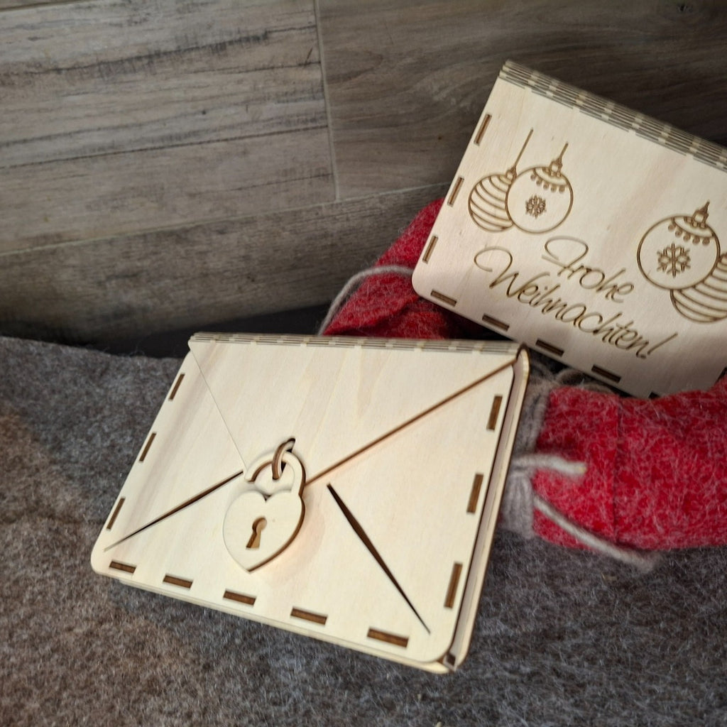 Geschenkbox Holz mit Gravur