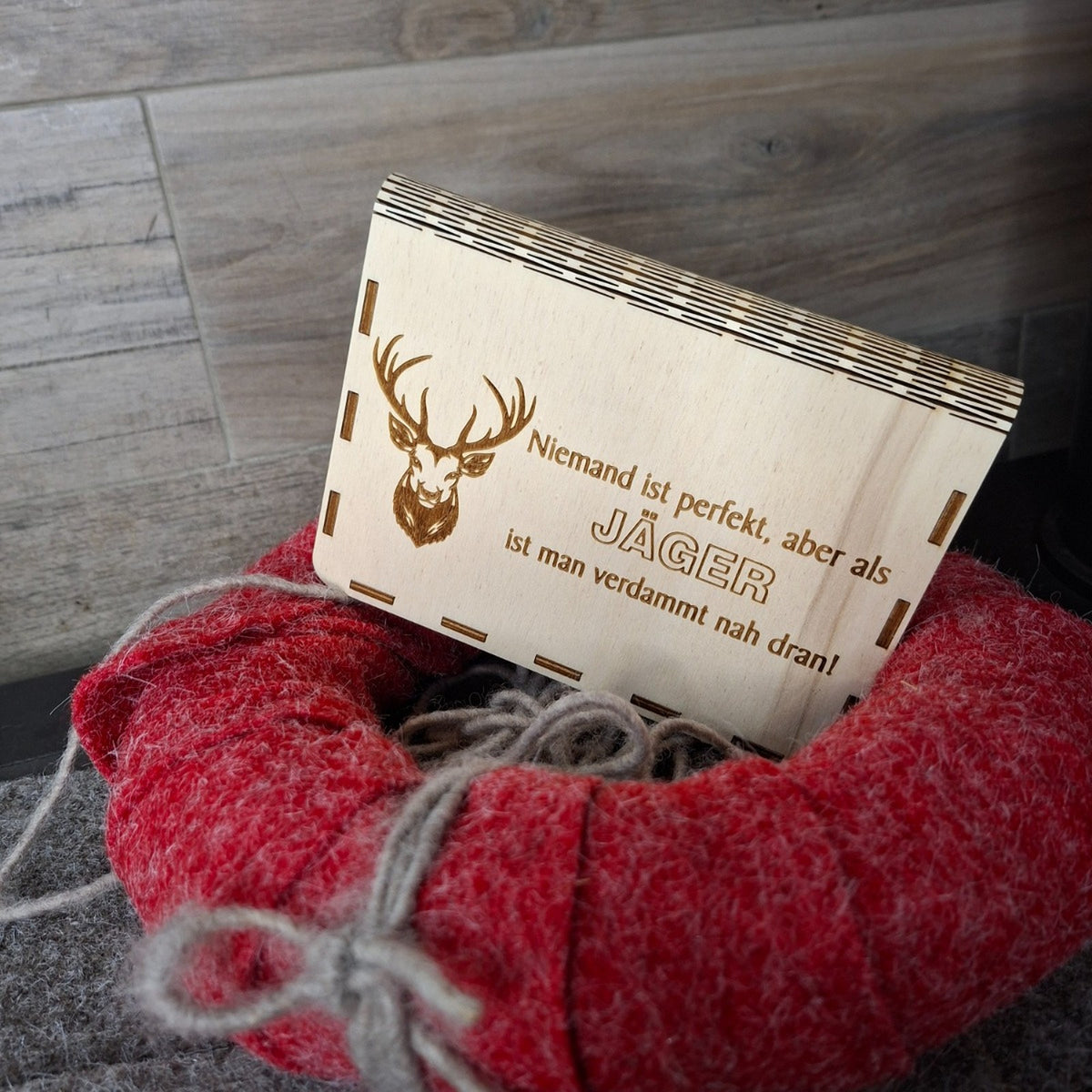 Geschenkbox Holz mit Gravur