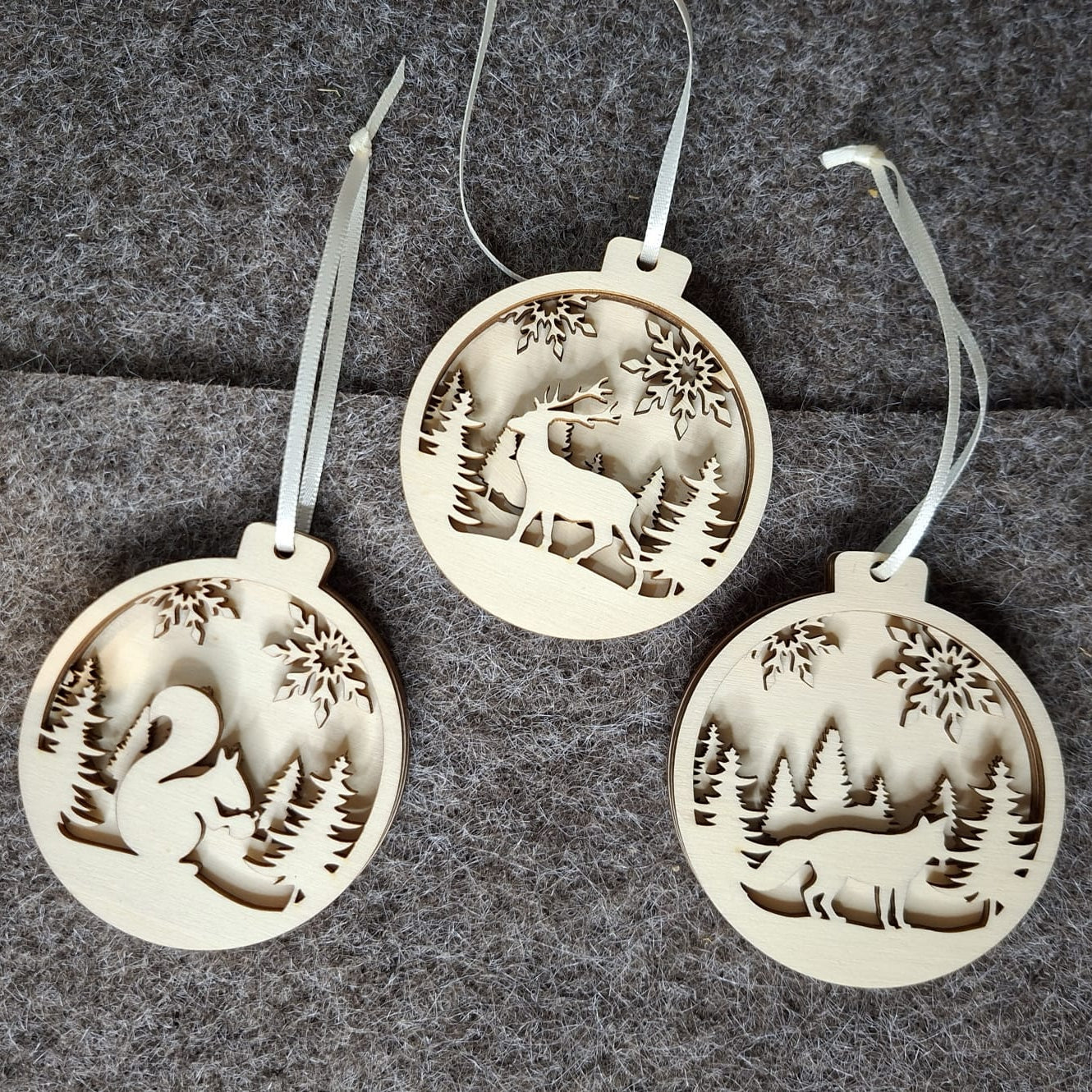 Weihnachtsanhänger  Tiermotive