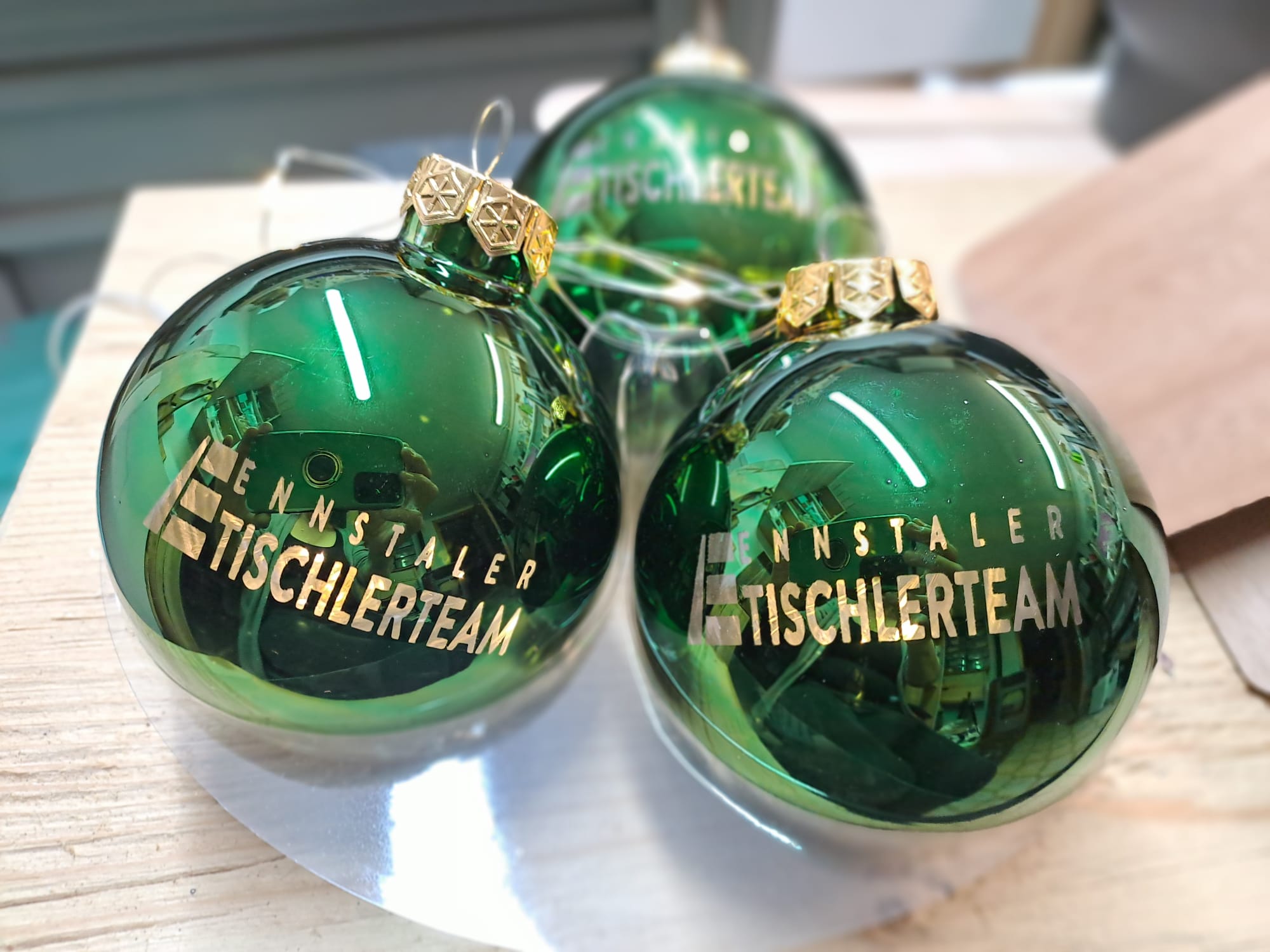 Personalisierte Christbaumkugeln